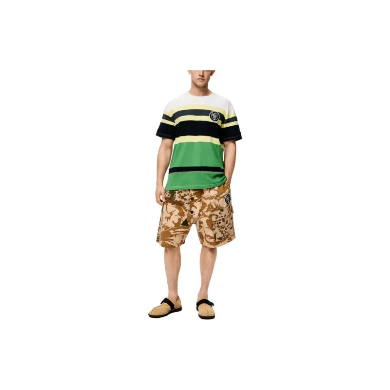 LOEWE Cargo Shorts Men Khaki-1