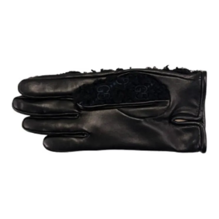 GUCCI Lambskin Gloves Men's Black-1