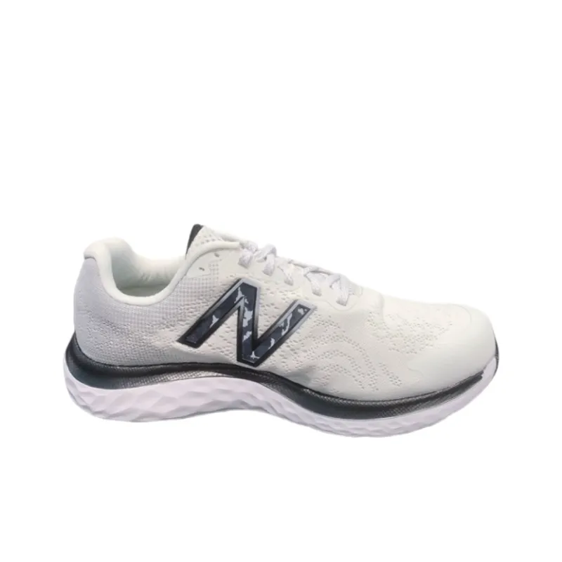New Balance NB 680 Wear resistant And Lightweight Low Top Running Shoes Men's White-1