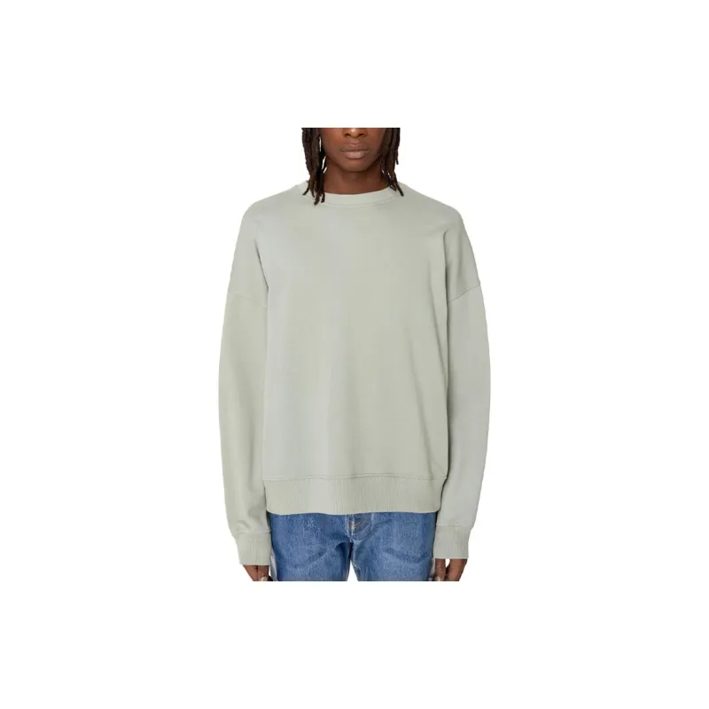 DIESEL Sweatshirts Men Gray Green-2