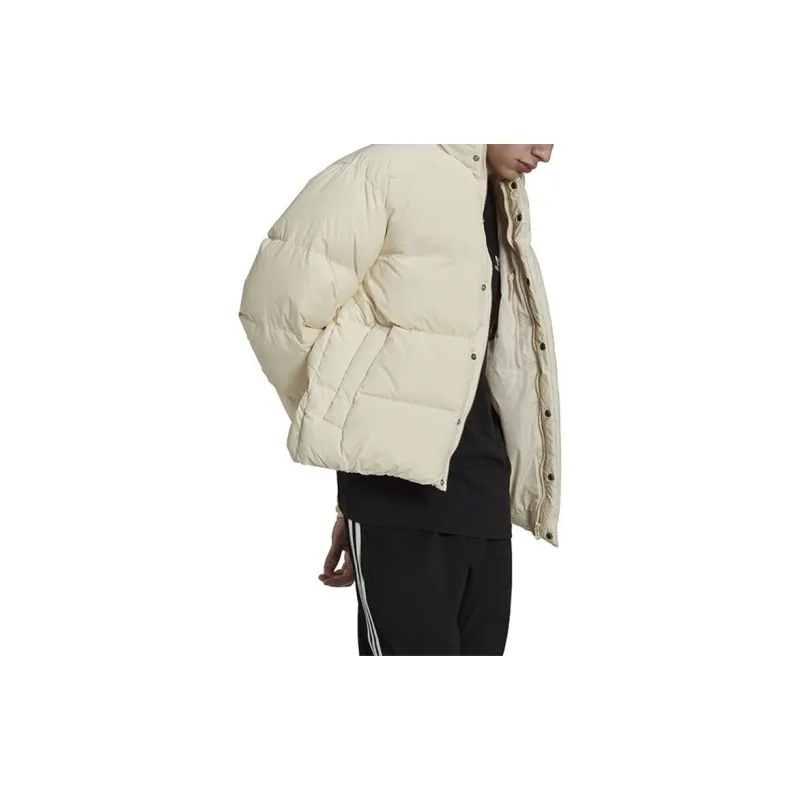 Adidas Originals Clover Series Outfit Down Jacket Men's Ecru-2