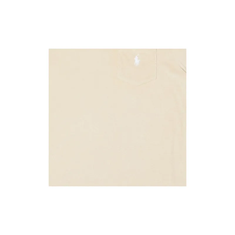 Polo Ralph Lauren Polo Shirts Men Beige Yellow-5