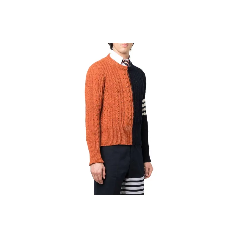 THOM BROWNE Sweaters Men Orange Red-3