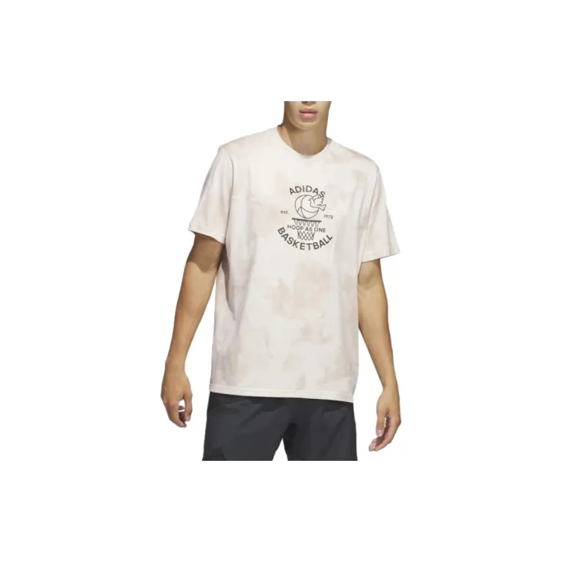 Adidas T Shirts Men Beige-1
