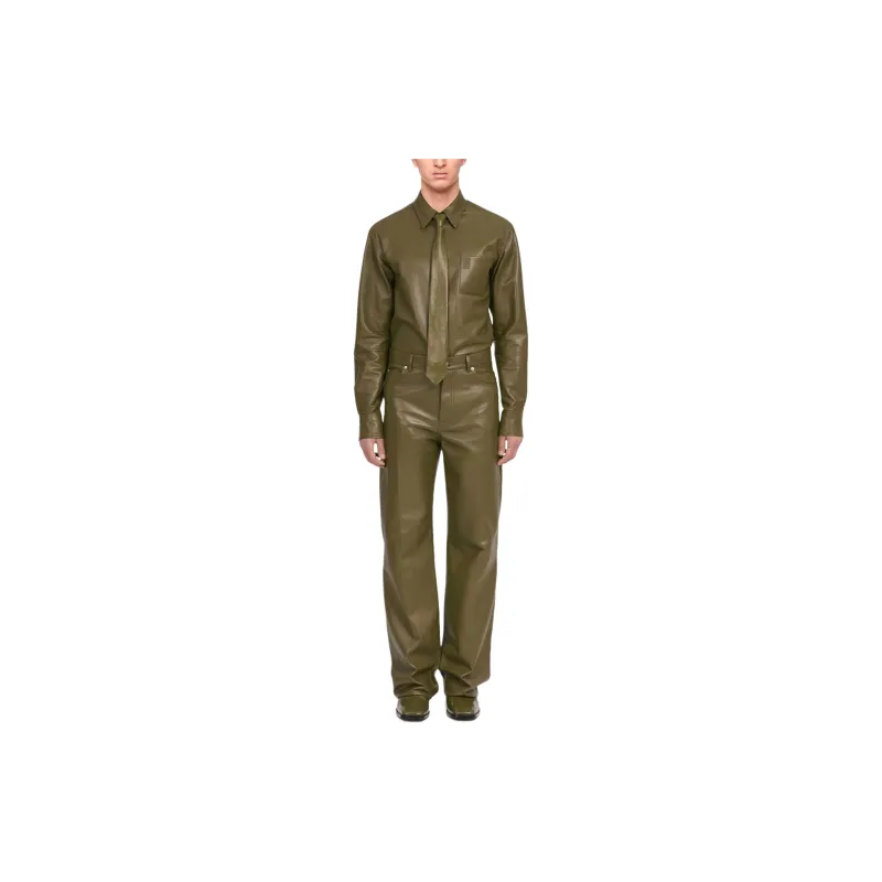 Ferragamo Leather Shirt-1