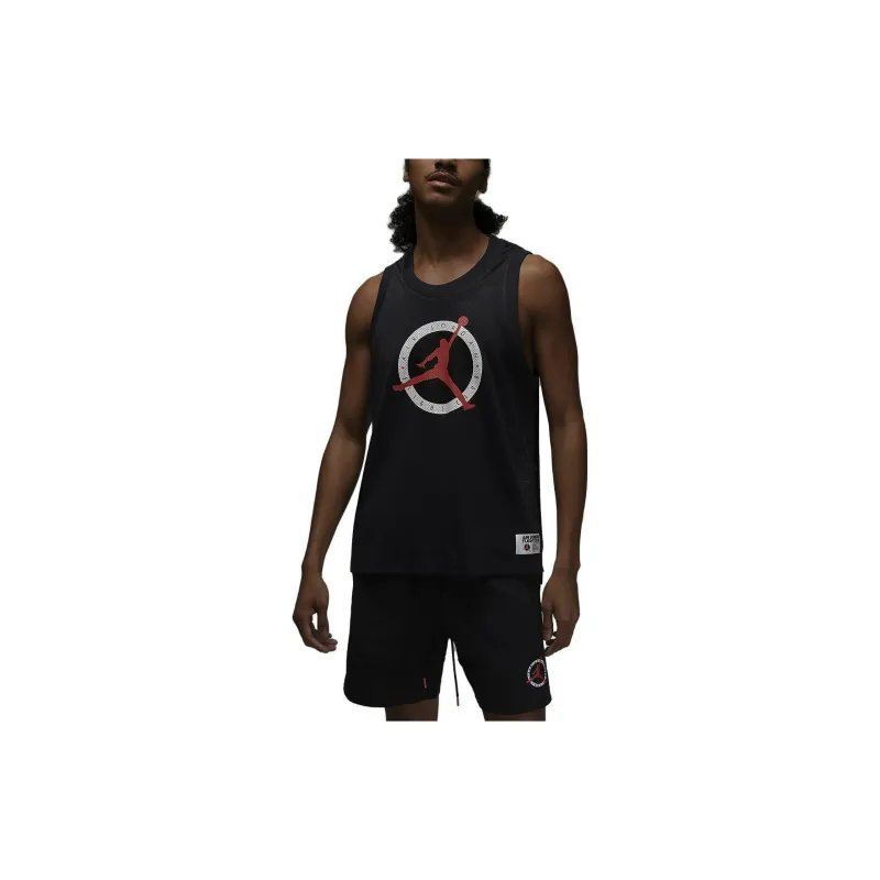 Jordan Basketball Jerseys Men's Gray Black-3