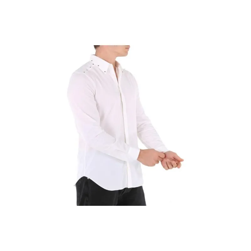 Roberto Cavalli Shirts Men White-5