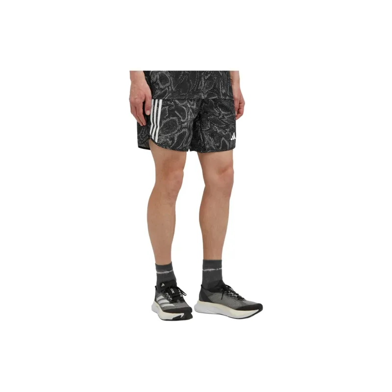 Adidas Free Shipping With AdiClub Own The Run Excite Allover Print Aeroready Shorts-5