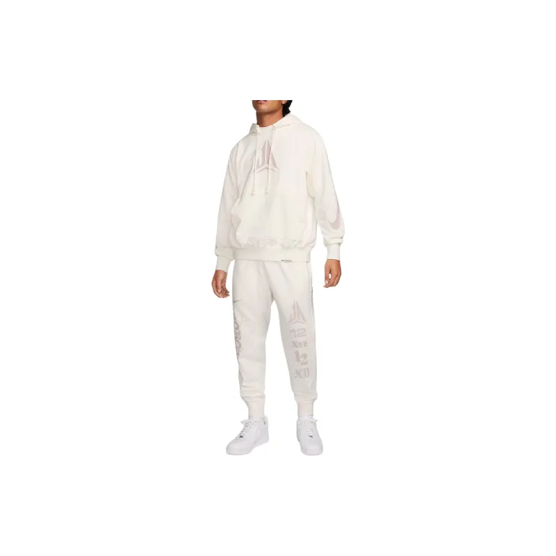 Nike Ja Standard Issue Dri-Fit Jogger Basketball Pants Knitted Sports Pants Men's White-2