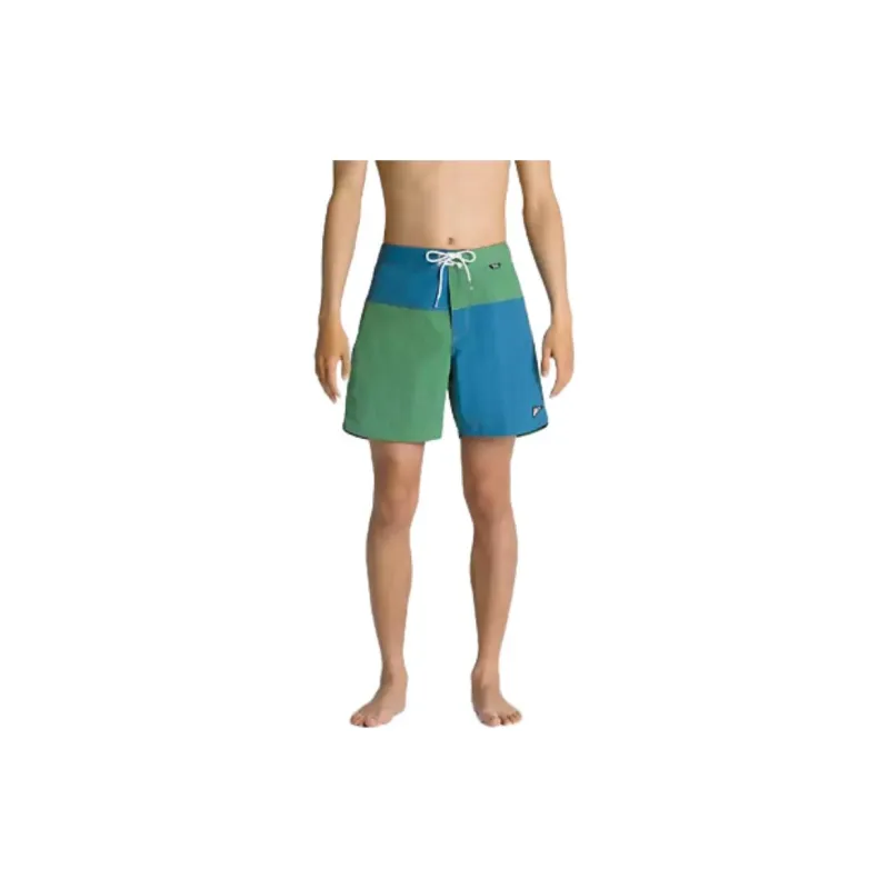 Vans Pilgrim Blocked 17' Boardshorts Casual Shorts Men's Green-7