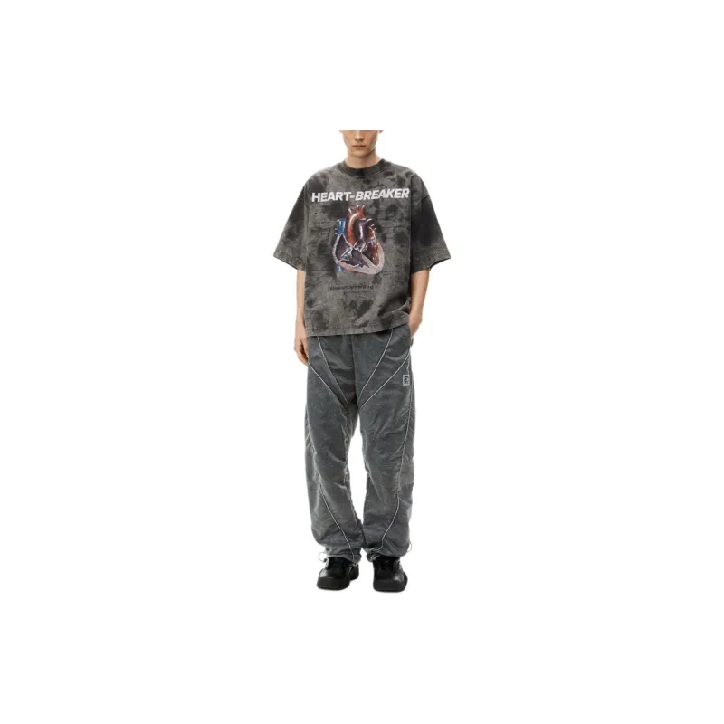 Alexander Wang Heartbreaker Bleached Effect T Shirt-1