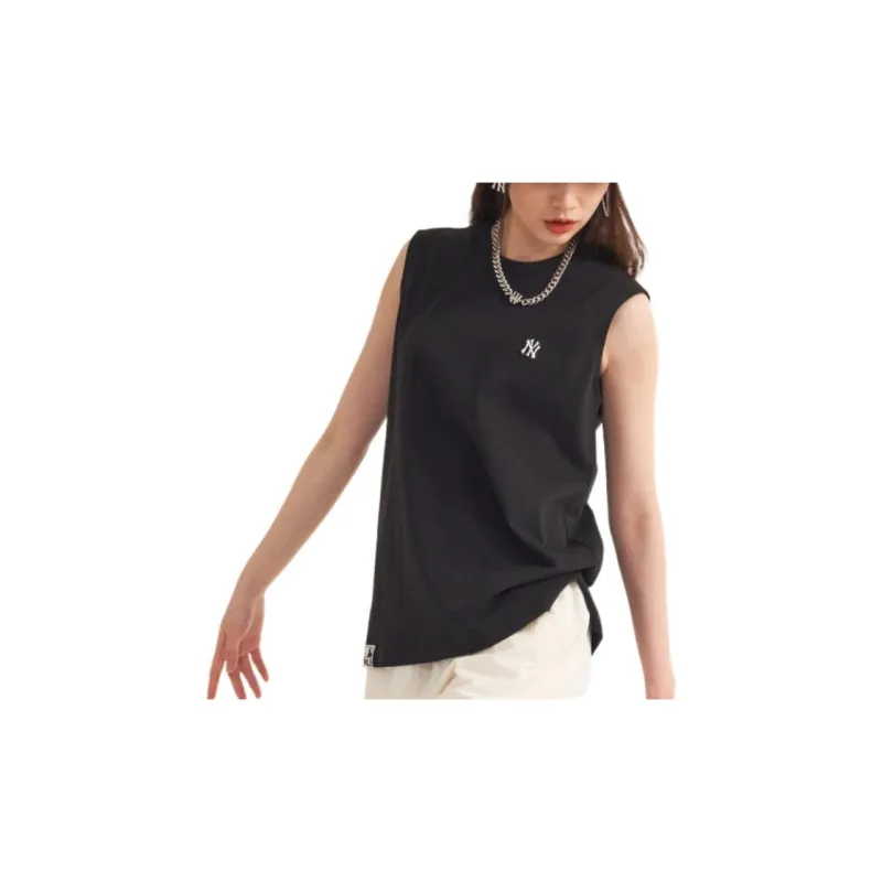 MLB New York Yankees Tank Tops Unisex Black-4