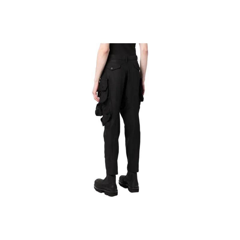 JULIUS Drop-crotch Cargo Trousers-3