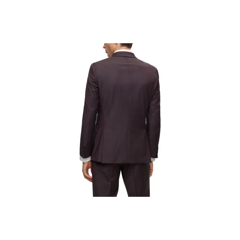 HUGO BOSS Business Suits Men Deep Red-4