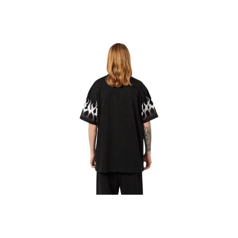 Vision Of Super Flame print Cotton T shirt-1