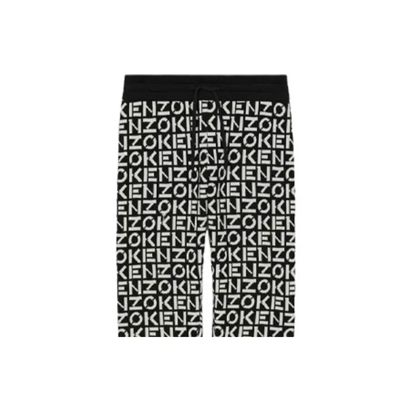KENZO Casual Pants Men Black-6