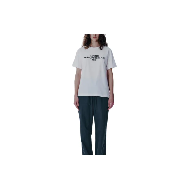 Marithe Francois Girbaud SS24 T Shirt Unisex White-2