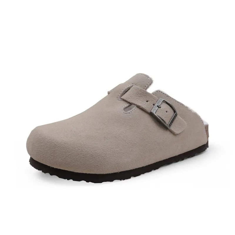East Garden Works EVA Cork Sole Slip Resistant Abrasion Resistant Birkenstock Closed Toe Slippers Unisex-14