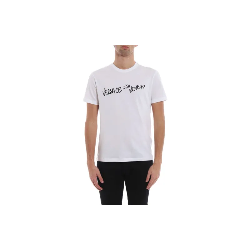 VERSACE T Shirts Men White-2