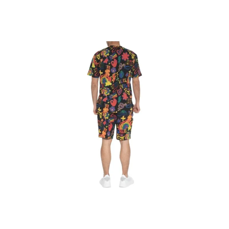 PUMA DOWNTOWN PRIDE AOP 8'' TR Casual Shorts Men's Black-6