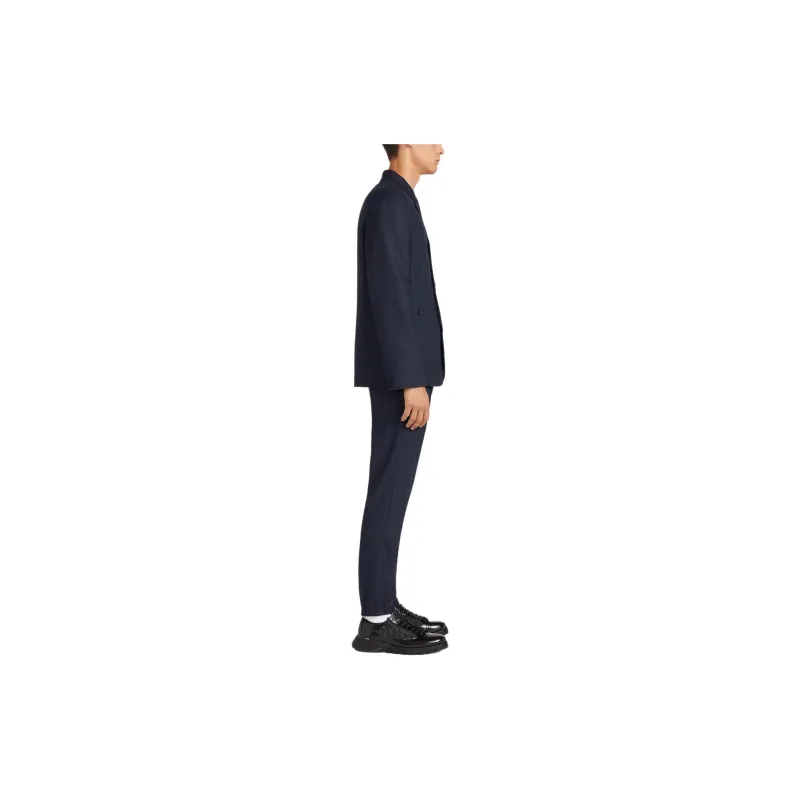 DIOR SS24 Knitted Sports Pants Men's Blue-3