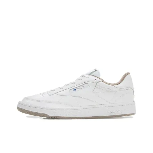 APPLE BUTTER STORE X ATMOS x Reebok Club C Anti-Slip Wear-Resistant Low-Top Casual Shoes Unisex White