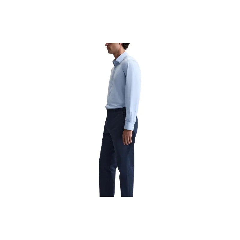 ZARA Shirts Men Light Blue-4