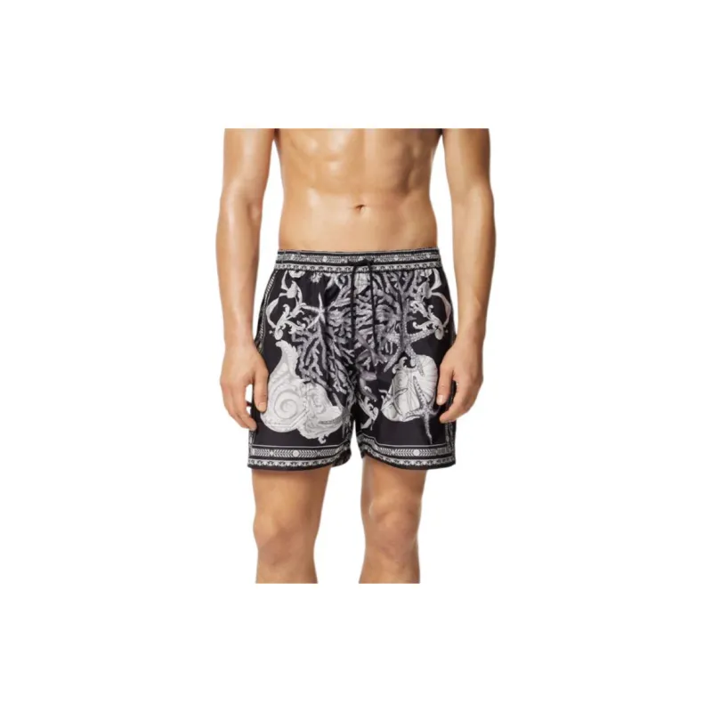 VERSACE Barocco Sea Printed Drawstring Swim Shorts-1