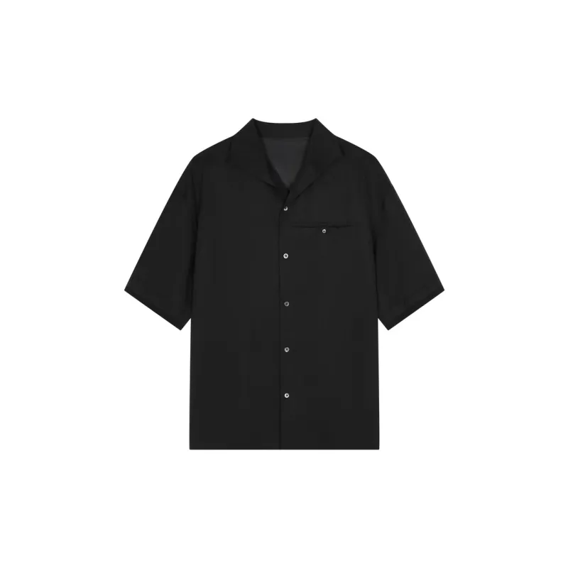 CROQUIS Shirts Men 001 Jet Black-4