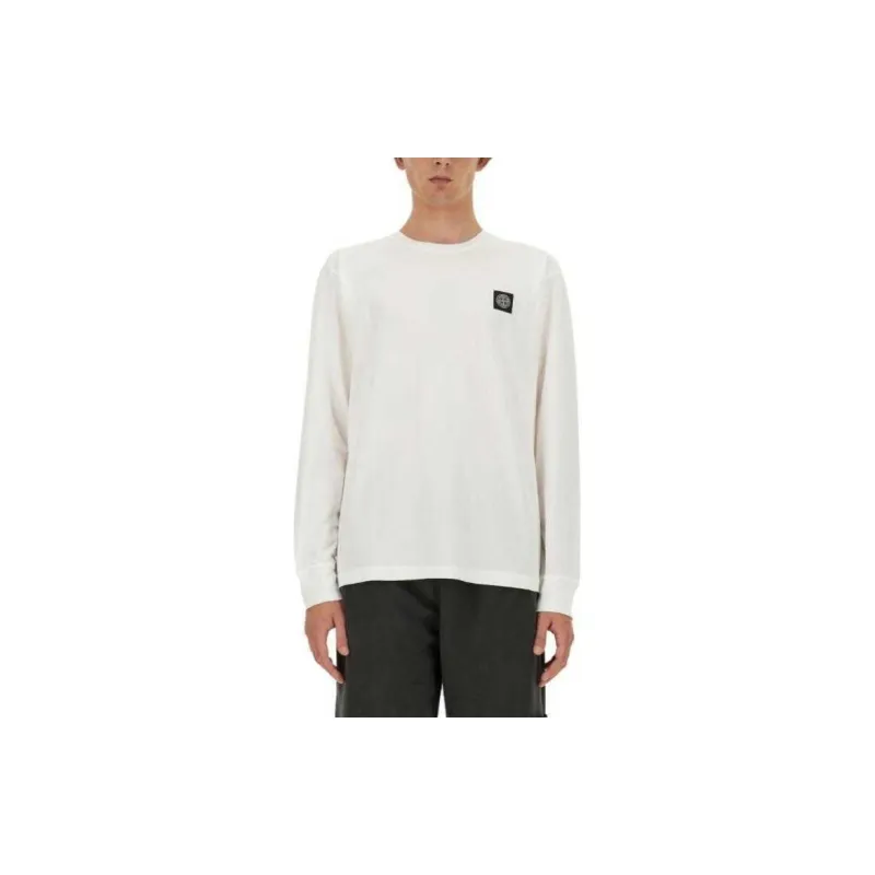 STONE ISLAND Compass Patch Crewneck T Shirt-2
