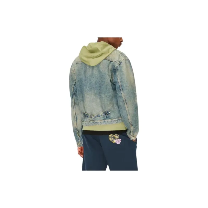 KENZO Button Up Denim Trucker Jacket-4