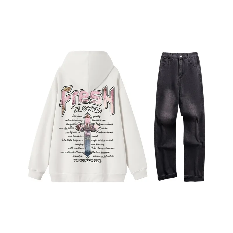 VniVerseVClub Sweatshirt Set Unisex-3