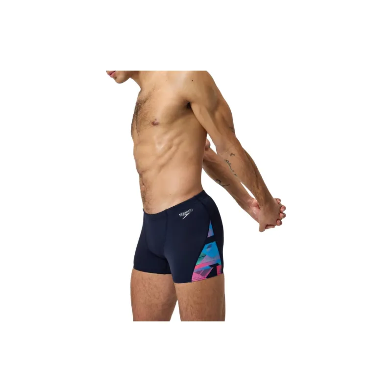 Speedo Digi V-Cut Aquashort Swimming Shorts Men Black-3