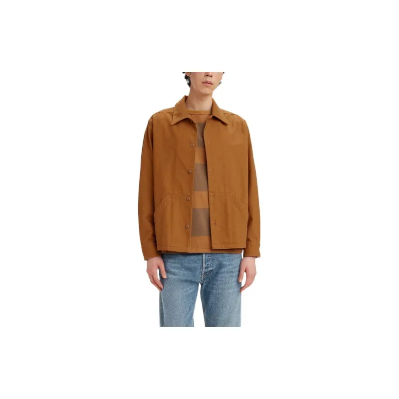 Levis Shirts Men Brown-3