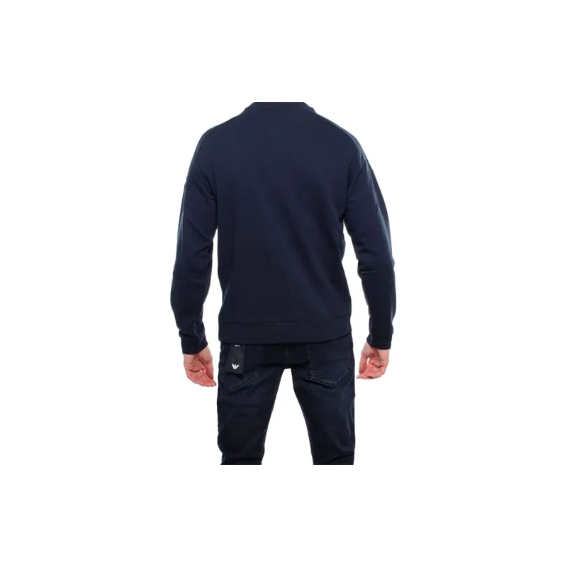 EMPORIO ARMANI Sweatshirts Men Navy Blue-3