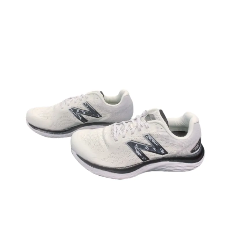 New Balance NB 680 Wear resistant And Lightweight Low Top Running Shoes Men's White-2