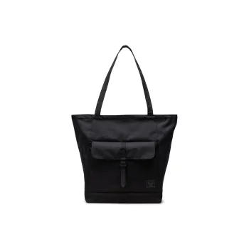 Herschel Recycled Fabric Gym Bag, Tote Bag, Shoulder Bag Regular Unisex Black/White