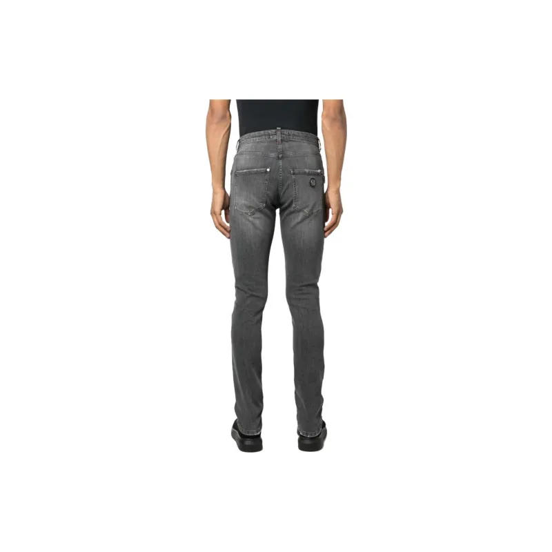 PHILIPP PLEIN Rock Star Mid rise Slim fit Jeans-2