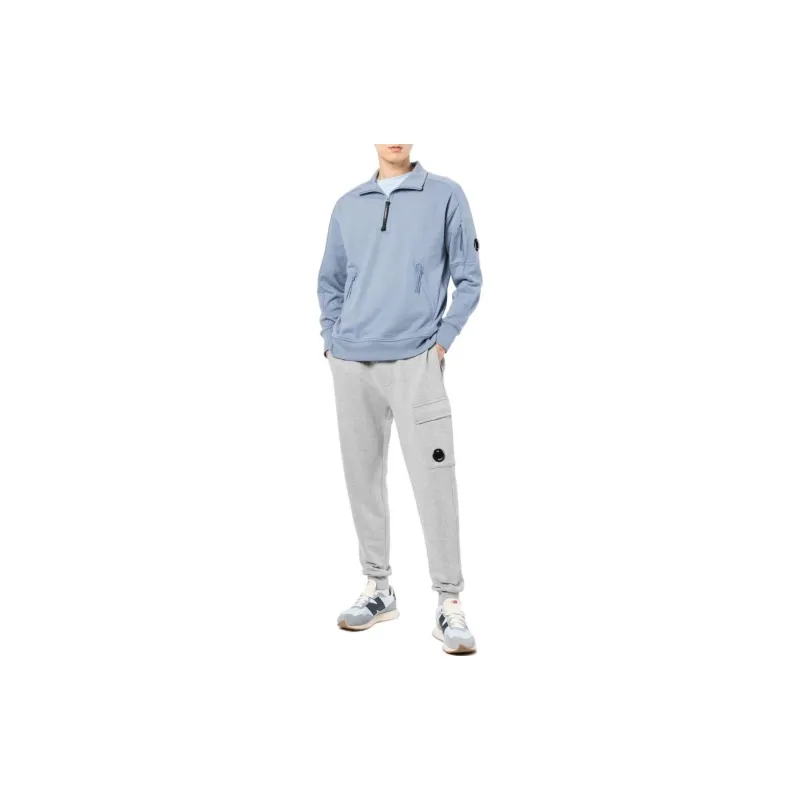 C.P.Company Logo patch Cotton Track Pants-1