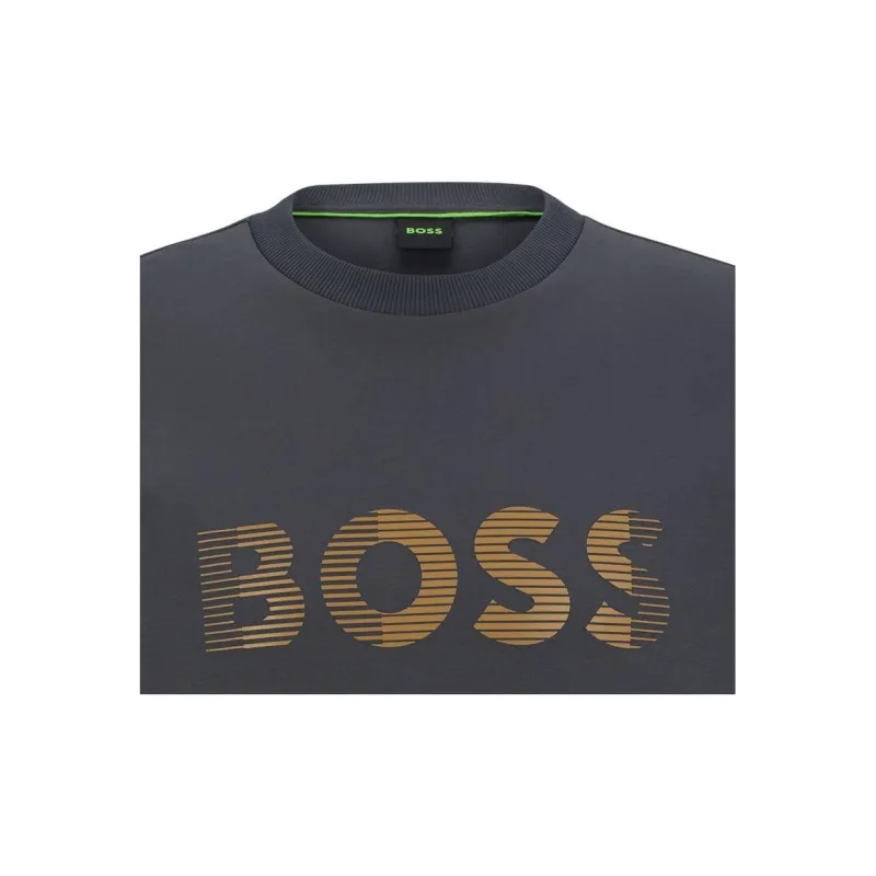 HUGO BOSS Logo Printed Crewneck Sweatshirt-5