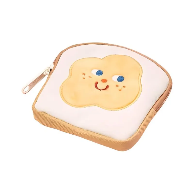 VANWALK Polyester Coin Purse Regular Women's Milk Box/Hamburger/Puffy-7