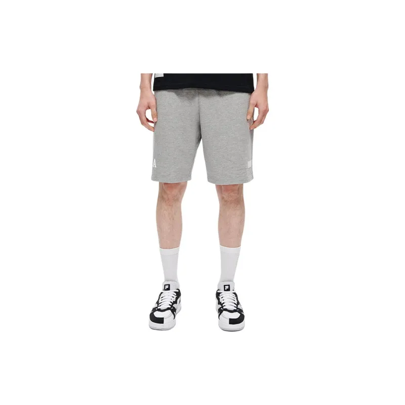 FILA FUSION Casual Shorts Men Silver Moon Heather Gray-2