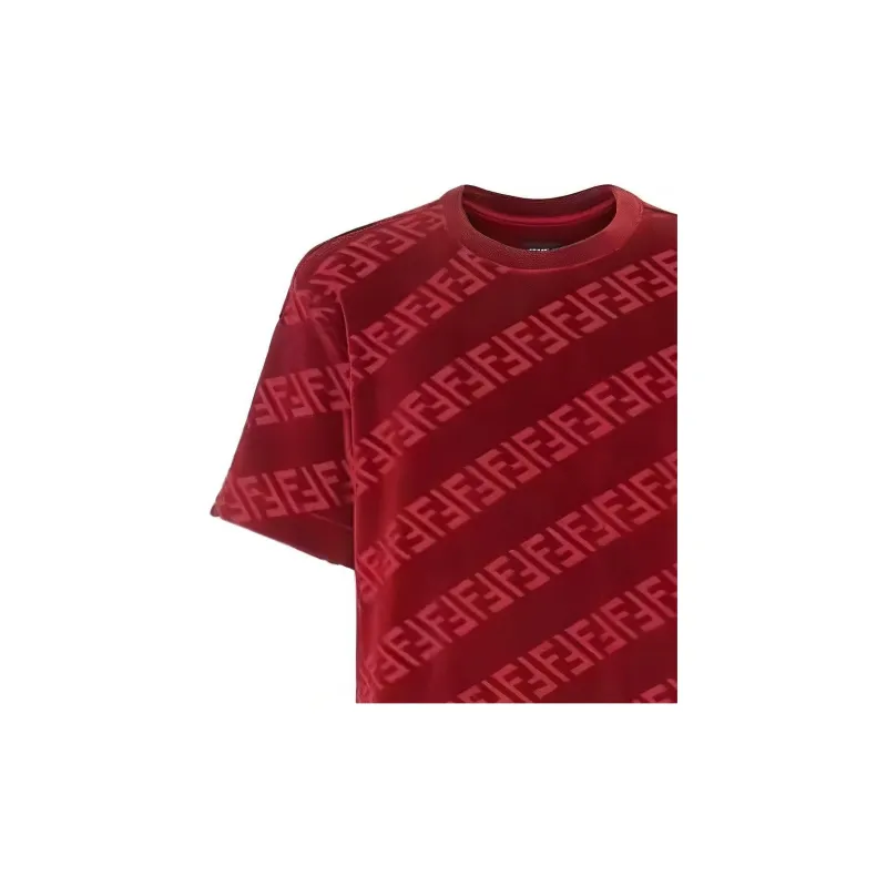 FENDI T Shirts Men Red-3
