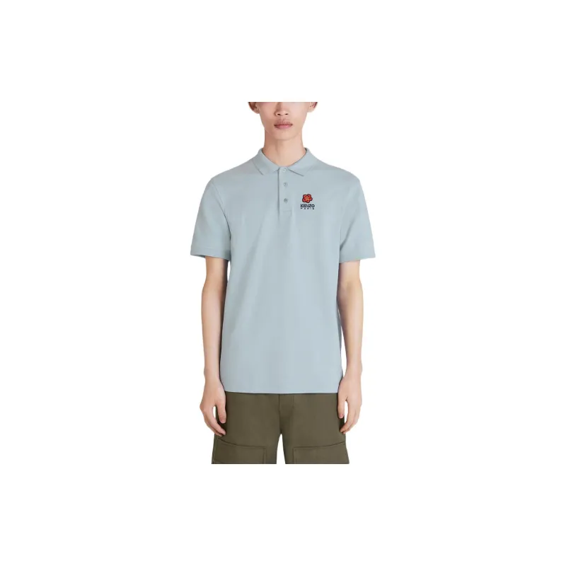 KENZO X Nigo FW22 Polo Shirts Men Sky Blue-4