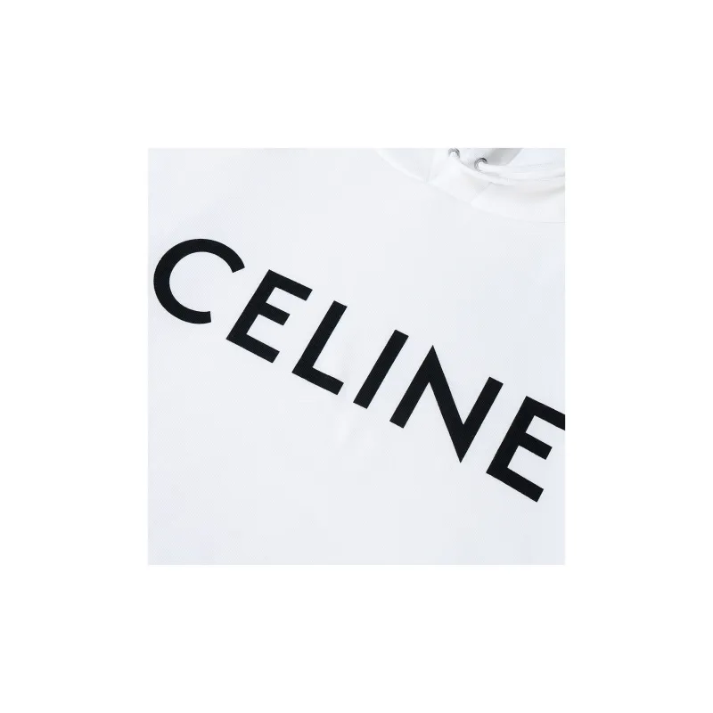 CELINE Sweatshirts Men White-7