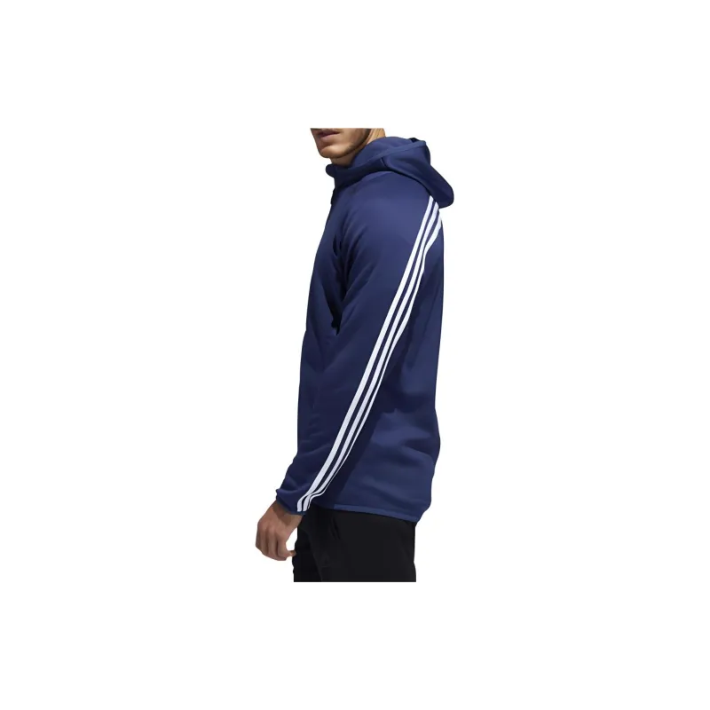 Adidas Freelift Daily 3-Stripes Hoodie Jackets Coats Men's Blue-3