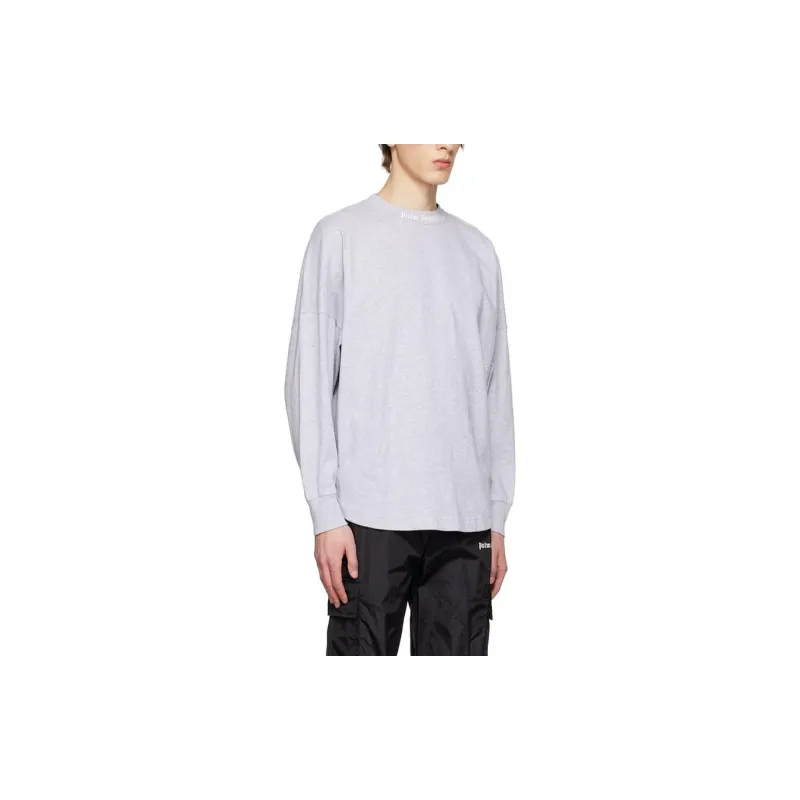 PALM ANGELS Gothic Logo Longsleeve T Shirt-2