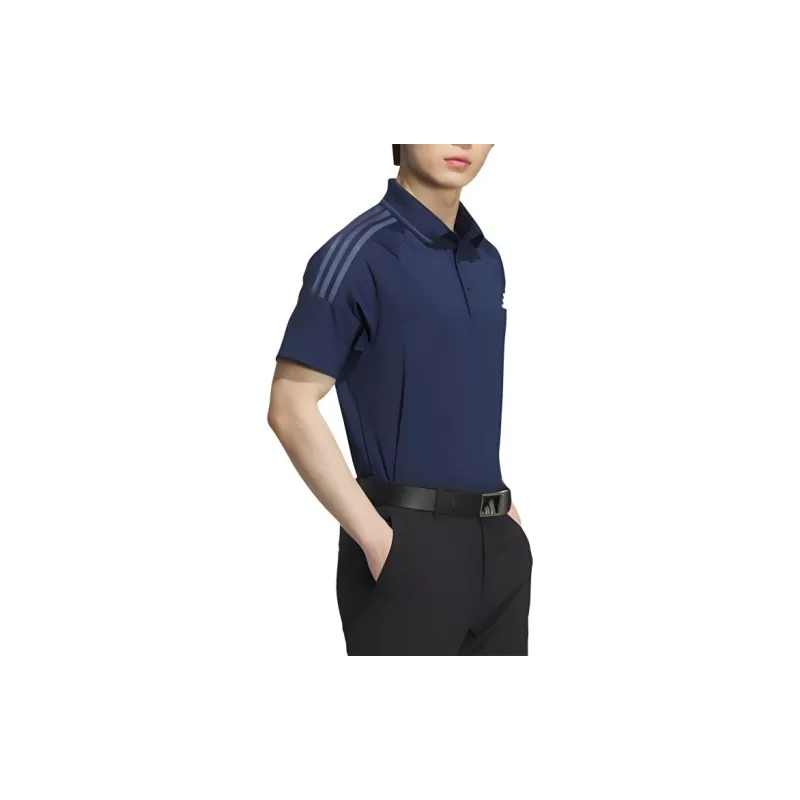 Adidas 3 STRIPES AEROREADY POLO SHIRT Polo Shirt Men's Navy-3