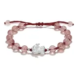 Strawberry Quartz-Eternal Love Bracelet