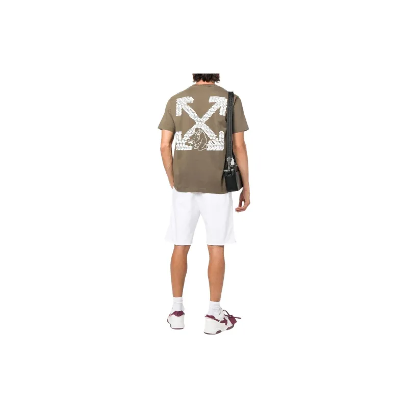 OFF WHITE Bricks Arrow Slim S/S Tee-2